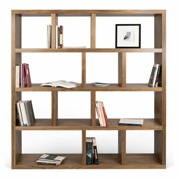 Bookcases |   Berlin 4 Levels Bookcase, 150 Cm., Walnut Bookcases Bookcases