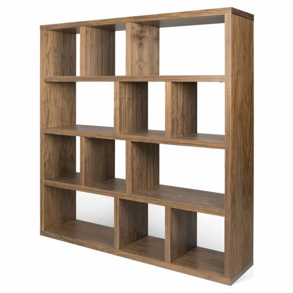 Bookcases |   Berlin 4 Levels Bookcase, 150 Cm., Walnut Bookcases Bookcases