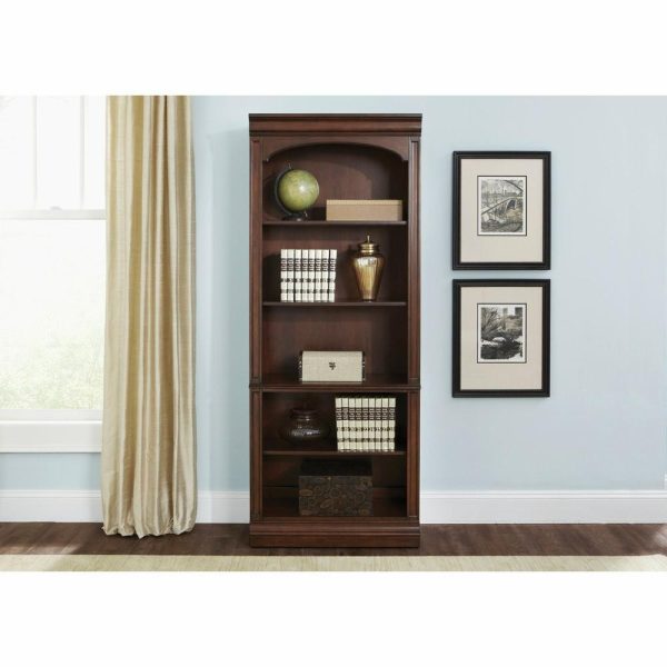 Bookcases |   Brayton Manor Dark Brown Jr Executive Open Bookcase Bookcases Bookcases