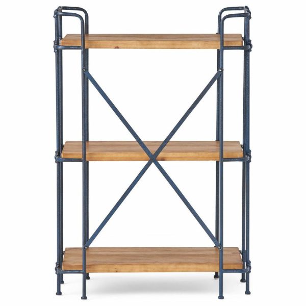 Bookcases |   Brooklyn Industrial 3 Shelf Firwood Bookcase Bookcases Bookcases