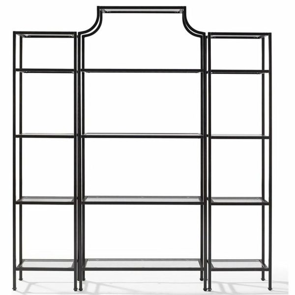 Bookcases |   Crosley Furniture Aimee 3Pc Metal Etagere Bookcase Set In Oil Rubbed Bronze Bookcases Bookcases