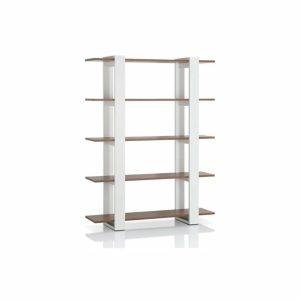 Bookcases |   Furniture Of America Bess Modern Wood 5-Shelf Bookcase In White Bookcases Bookcases