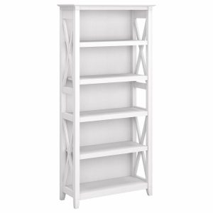 Bookcases |   Key West 5 Shelf Bookcase, Pure White Oak Bookcases Bookcases