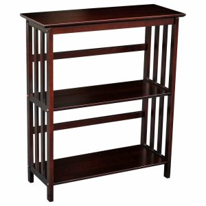 Bookcases |   Mission 3 Shelf Bookcase, Espresso Bookcases Bookcases