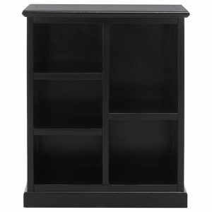 Bookcases |   Safavieh Maralah Shelf Unit, Black Bookcases Bookcases