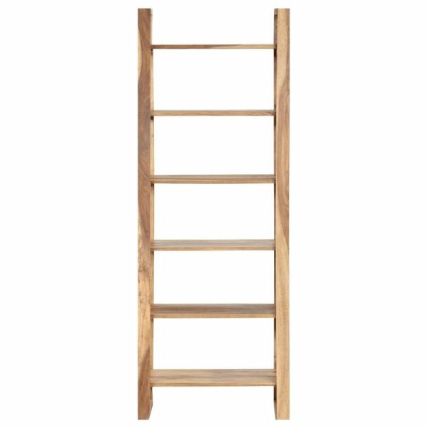 Bookcases |   Vidaxl Bookshelf 6-Tier Bookcase Shelving Unit For Entryway Solid Wood Sheesham Bookcases Bookcases