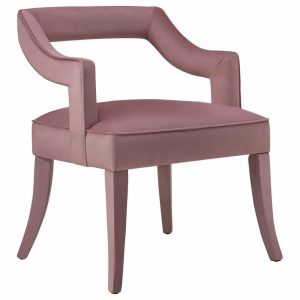 Chairs |   Tov Furniture Tiffany Pink Slub Velvet Chair Chairs Chairs