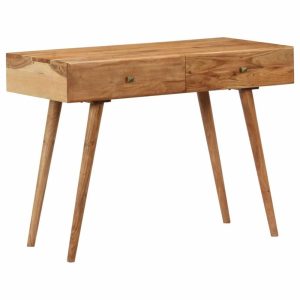 Desks |   Vidaxl Desk 39.3″X20″X29.9″ Solid Acacia Wood Desks Desks