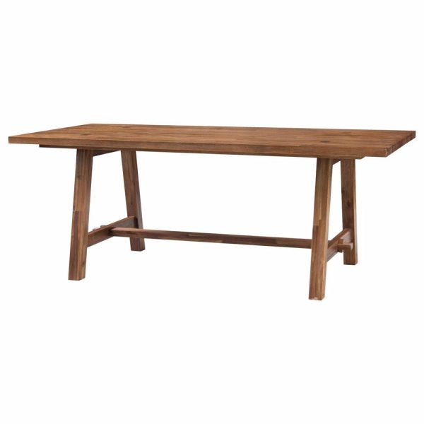 Dining Tables |   Bedford 79″ Rect. Dining Table “A” Base, Brushed Brown Dining Tables Dining Tables