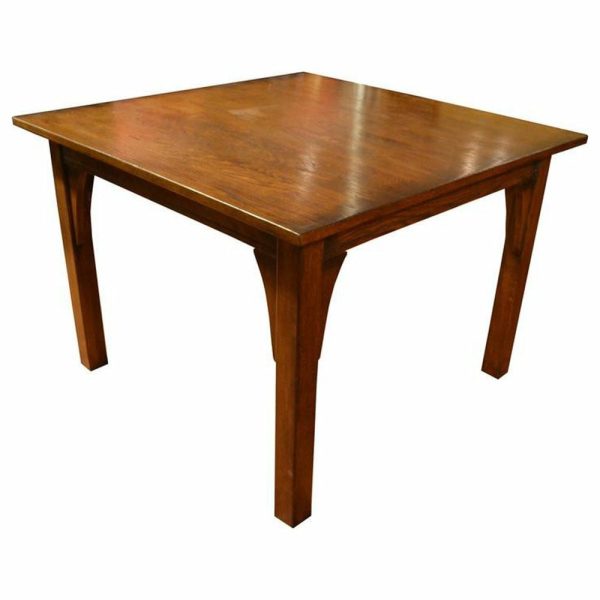 Dining Tables |   Crafters And Weavers Mission Style White Oak Square Dining Table Dining Tables Dining Tables