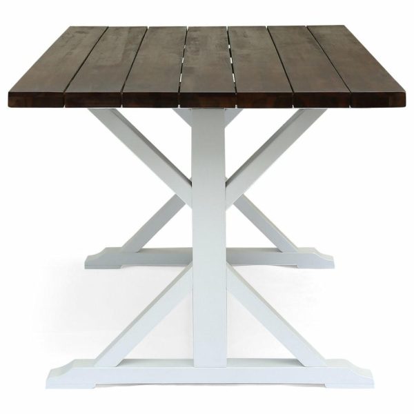 Dining Tables |   Garrison Rustic Farmhouse Acacia Wood Dining Table Dining Tables Dining Tables