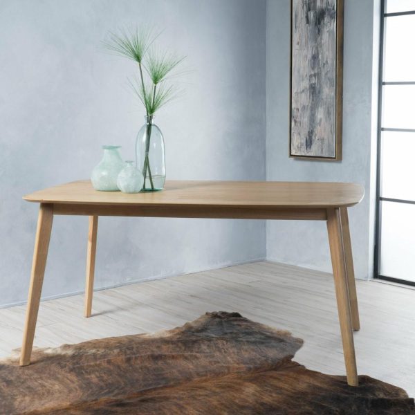 Dining Tables |   Gdf Studio Anne Natural Oak Finish Wood Dining Table Dining Tables Dining Tables