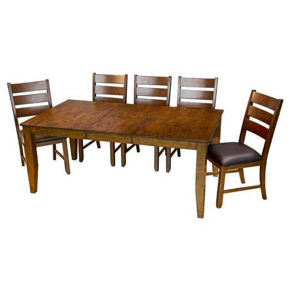 Dining Tables |   Mason 72″ Rectangular Leg Table With 1-12″ Butterfly Leaf Dining Tables Dining Tables