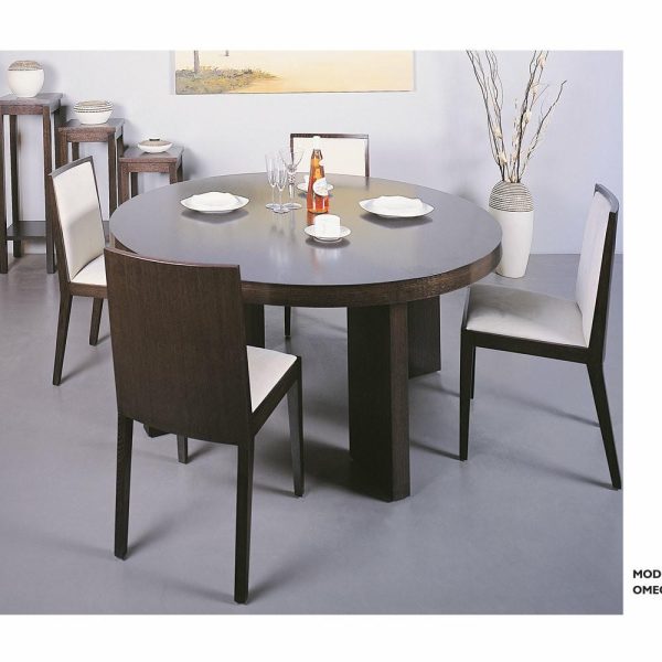 Dining Tables |   Omega Dining Table In Wenge, 48″ Round Dining Tables Dining Tables