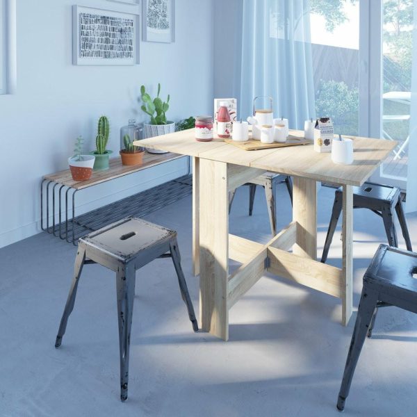 Dining Tables |   Papillon Foldable Table, Natural Oak Dining Tables Dining Tables