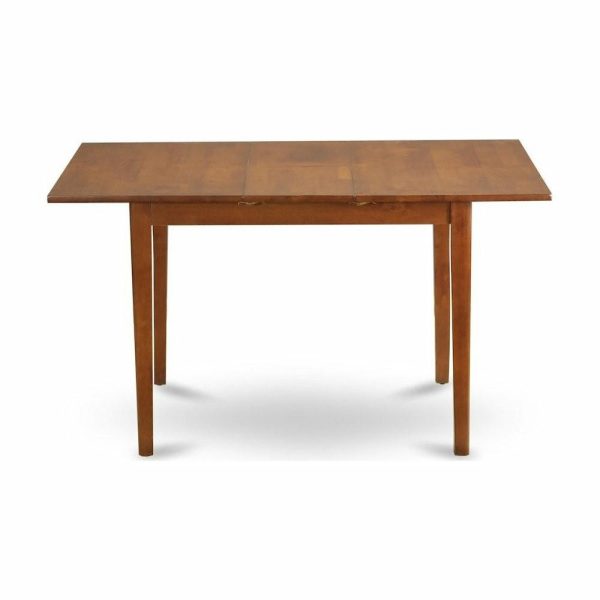 Dining Tables |   Picasso Table, 32″X60″ With 12″ Butterfly Leaf, Saddle Brown Dining Tables Dining Tables