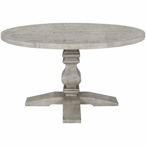 Dining Tables |   The Harvest Dining Table, 54″, Sierra Gray, Round Dining Tables Dining Tables