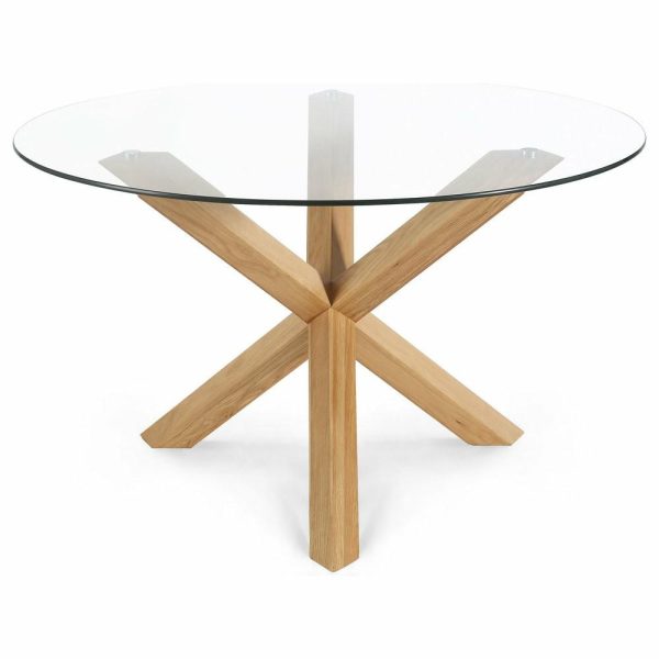 Dining Tables |   The Kent Dining Table, 48″, Transitional, Round, Natural Dining Tables Dining Tables