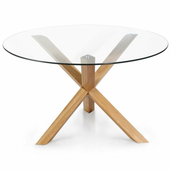 Dining Tables |   The Kent Dining Table, 48″, Transitional, Round, Natural Dining Tables Dining Tables