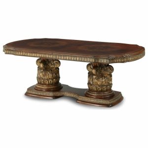 Dining Tables |   Villa Valencia Rectangular Wood Dining Table, Classic Chestnut Dining Tables Dining Tables