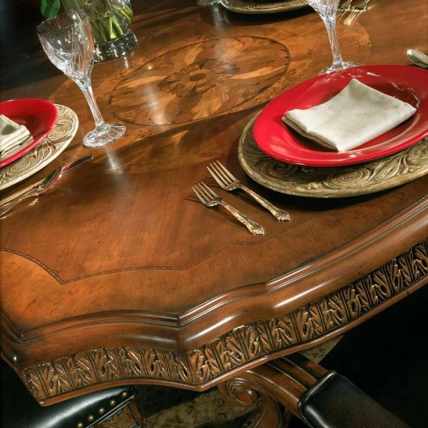 Dining Tables |   Villa Valencia Rectangular Wood Dining Table, Classic Chestnut Dining Tables Dining Tables