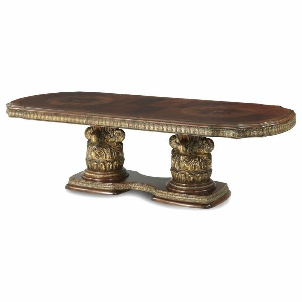 Dining Tables |   Villa Valencia Rectangular Wood Dining Table, Classic Chestnut Dining Tables Dining Tables