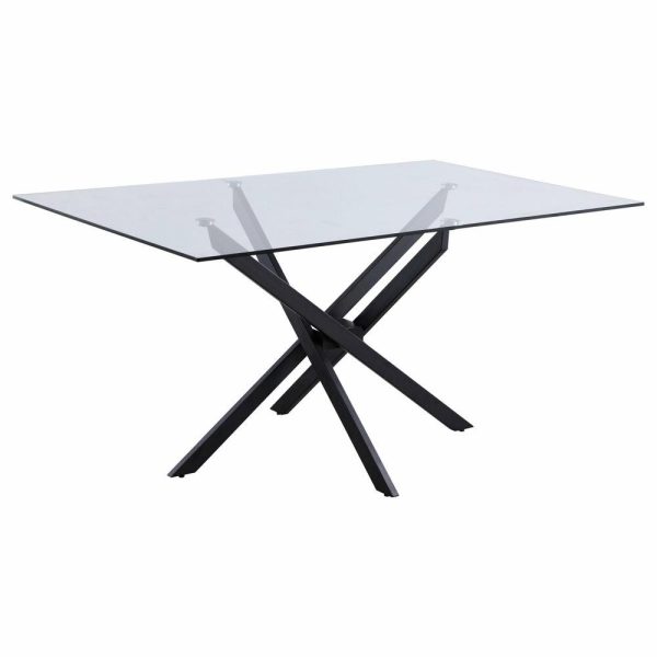 Dining Tables |   Xander Dining Table, Matte Black Legs, Rectangular Top Dining Tables Dining Tables