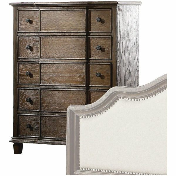 Dressers And Chests |   Baudouin Chest, Weathered Oak Bedroom Dressers And Chests