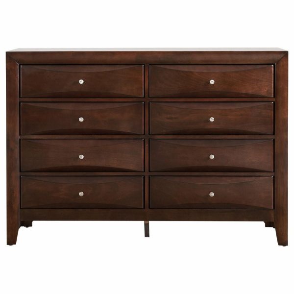 Dressers And Chests |   Marilla 8 Drawer Dresser, 41″X59″X17″, Cappuccino Bedroom Dressers And Chests