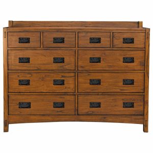 Dressers And Chests |   Mission Hill 10-Drawer Dresser Bedroom Dressers And Chests