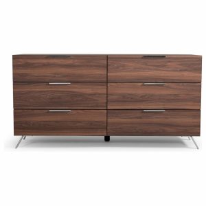 Dressers And Chests |   Nova Domus Brooklyn Italian Modern Walnut Dresser Bedroom Dressers And Chests