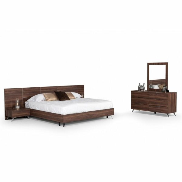 Dressers And Chests |   Nova Domus Brooklyn Italian Modern Walnut Dresser Bedroom Dressers And Chests