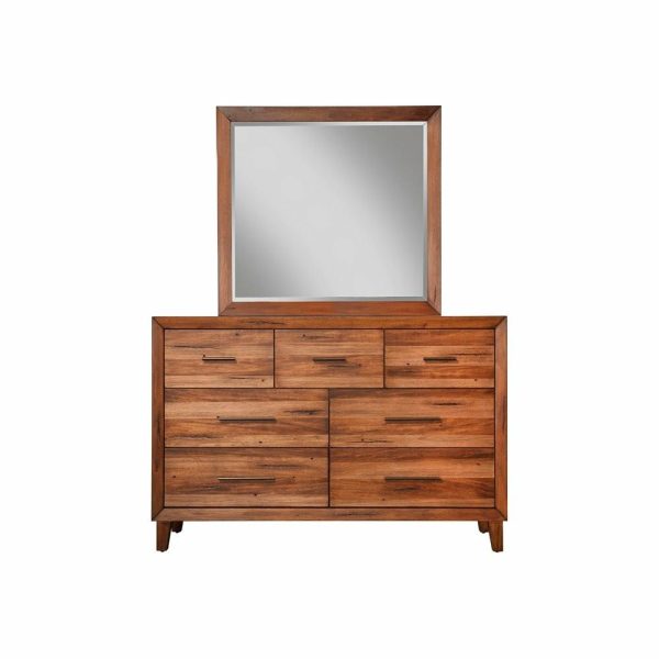 Dressers And Chests |   Origins By Alpine Trinidad Wood 7 Drawer Dresser In Toffee (Brown) Bedroom Dressers And Chests