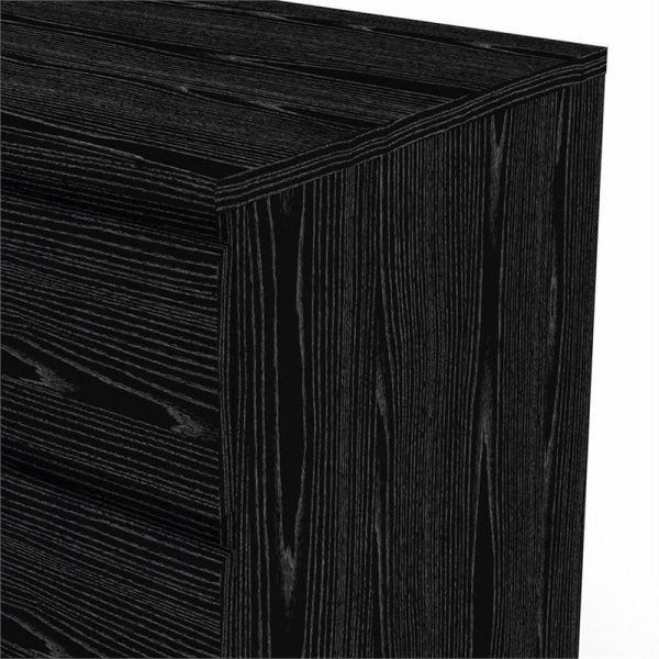 Dressers And Chests |   Tvilum Scottsdale 6 Drawer Double Dresser In Black Woodgrain Bedroom Dressers And Chests