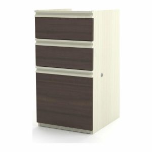 Filing Cabinets |   Prestige Pedestal (Ready-To-Assemble) In White Chocolate & Antigua Filing Cabinets Filing Cabinets