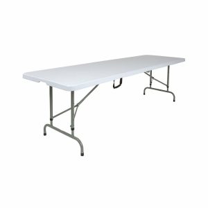 Folding Tables |   8-Ft. Height Adj,Bi-Fold Granite White Plastic Banquet,Event Folding Table Folding Tables Folding Tables