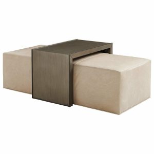 Footstools & Ottomans |   Savona Leather Cocktail Ottoman With Slide Footstools & Ottomans Footstools & Ottomans