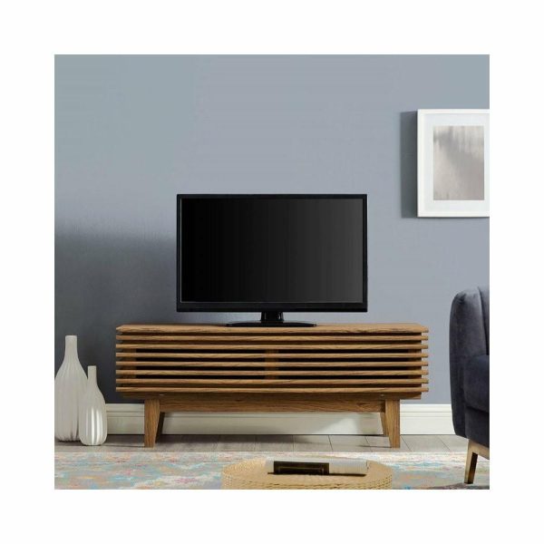 Media Storage |   Modway Render 46″ Modern Wood Tv Stand For Tvs Up To 50″ In Walnut Furniture Media Storage