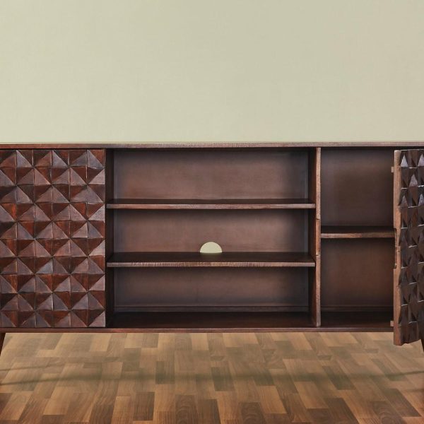 Media Storage |   Surface Wood Entertainment Unit, With Storage Furniture Media Storage