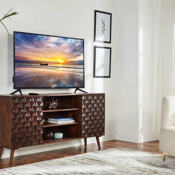 Media Storage |   Surface Wood Entertainment Unit, With Storage Furniture Media Storage