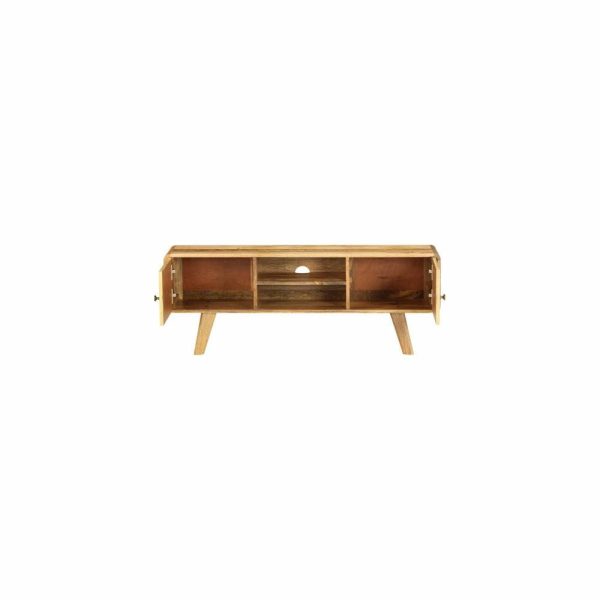 Media Storage |   Vidaxl Tv Stand Tv Unit Sideboard Home Tv Console Media Unit Solid Mango Wood Furniture Media Storage