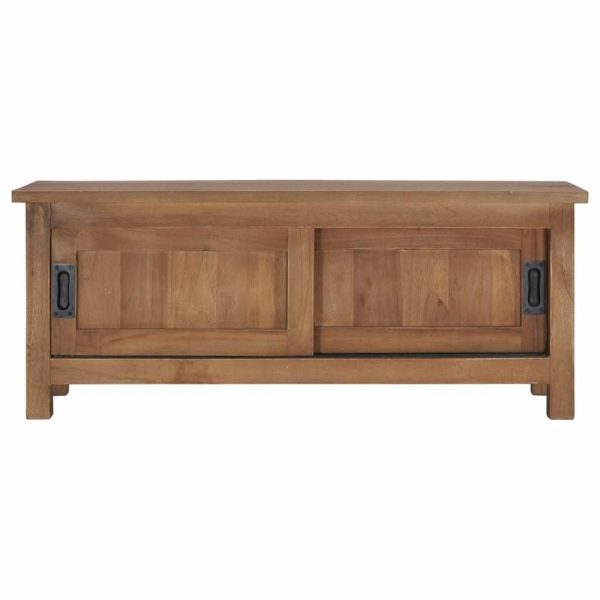 Media Storage |   Vidaxl Tv Stand Tv Unit Sideboard Tv Console Media Cabinet Solid Teak Wood Furniture Media Storage