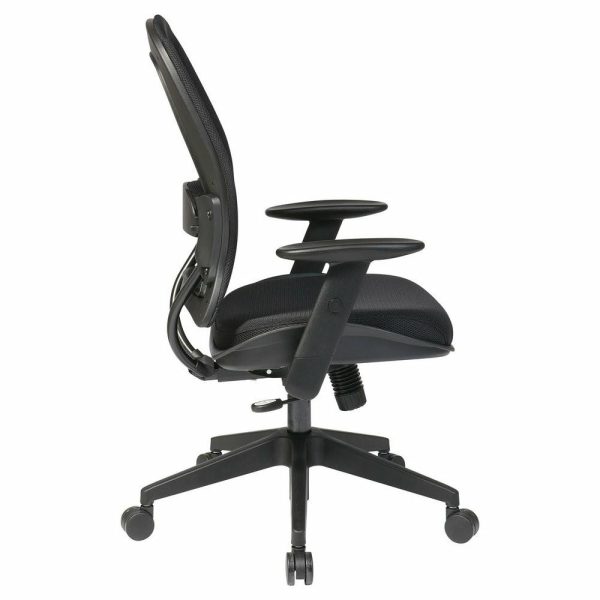 Office Chairs |   Airgrid Back And Mesh Seat Managers Chair Furniture Office Chairs