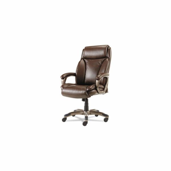 Office Chairs |   Alera Veon Series Executive High-Back Bonded Leather Chair, Supports Up To 275 L Furniture Office Chairs