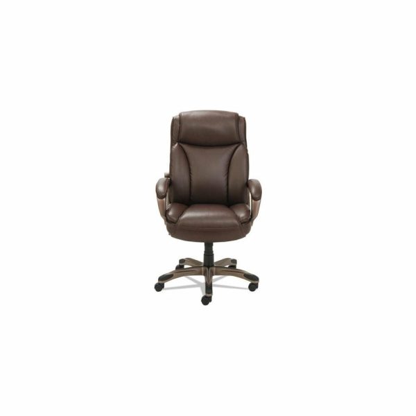 Office Chairs |   Alera Veon Series Executive High-Back Bonded Leather Chair, Supports Up To 275 L Furniture Office Chairs