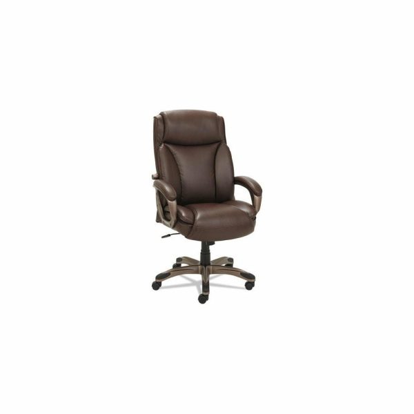 Office Chairs |   Alera Veon Series Executive High-Back Bonded Leather Chair, Supports Up To 275 L Furniture Office Chairs