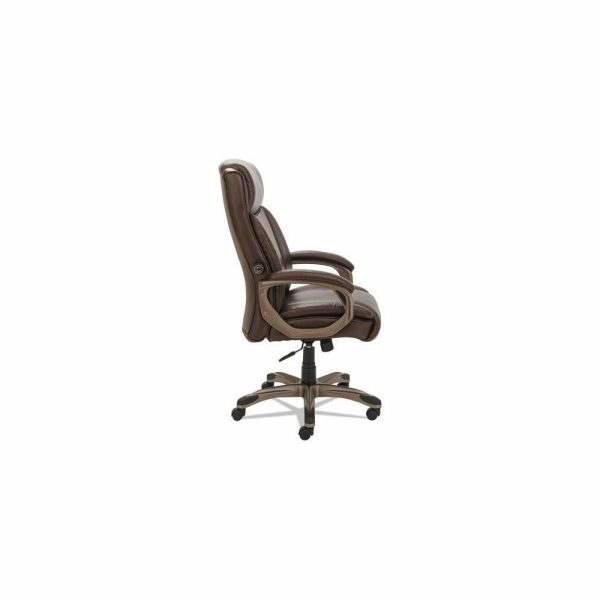 Office Chairs |   Alera Veon Series Executive High-Back Bonded Leather Chair, Supports Up To 275 L Furniture Office Chairs