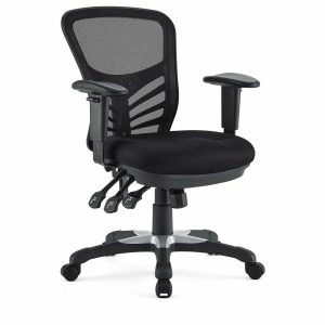 Office Chairs |   Articulate Mesh Office Chair, Black Furniture Office Chairs