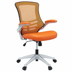 Office Chairs |   Attainment Mesh Office Chair, Orange Furniture Office Chairs