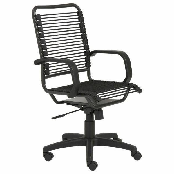 Office Chairs |   Bradley Bungie Office Chair, Black/Graphite Black Furniture Office Chairs